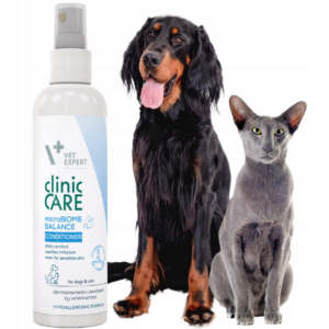 odżywka do sierści i skóry psów i kotów vet expert clinic care microbiome