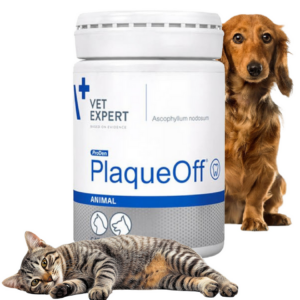 preparat na kamień nazębny dla psa i kota vetexpert plaqueoff 20 g