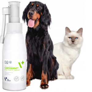spray do higieny jamy ustnej dla psa i kota vet expert caryodent enzymatic