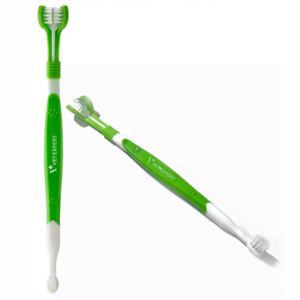 szczoteczka do czyszczenia zębów dla psa lub kota potrójna veet expert caryodent