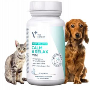 preparat na stres dla psów małych i kotów vet expert calm & relax mini