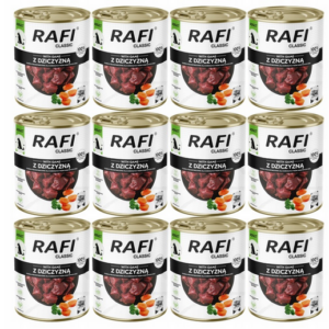 karma w puszce dziczyzna rafi dolina noteci 12x800g