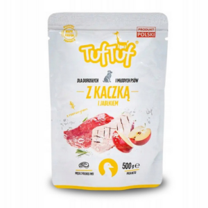 karma w saszetce tuf tuf 500g kaczka z jabłkiem