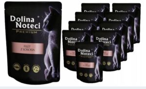 dolina noteci karma mokra łosoś filet 10x 85g