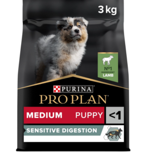 karma sucha dla psa pro plan sensitive medium puppy jagnięcina 3 kg purina