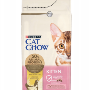 sucha karma dla kota cat chow kitten kurczak 1,5 kg