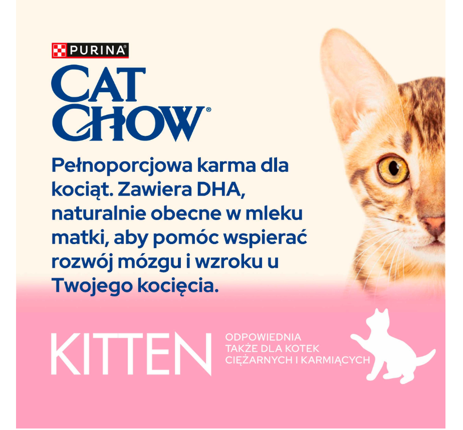 sucha karma dla kota cat chow kitten kurczak 1,5 kg sucha karma dla kota cat chow kitten kurczak 1,5 kg
