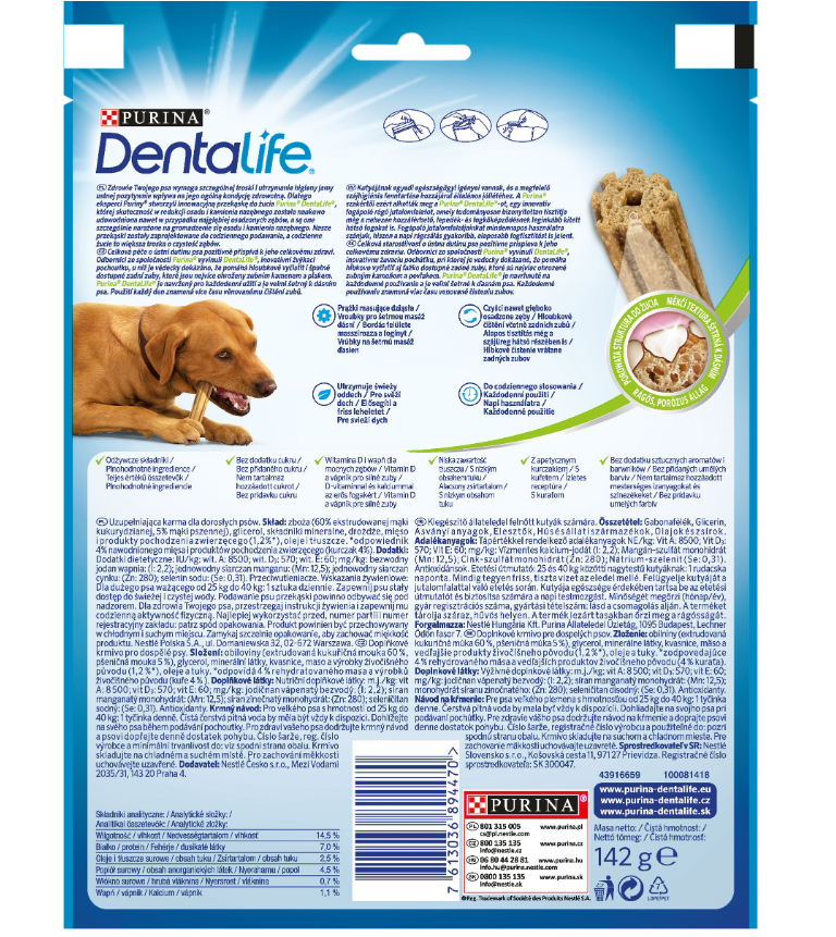 przysmak dentystyczny purina dentalife large 142 g przysmak dentystyczny purina dentalife large 142 g