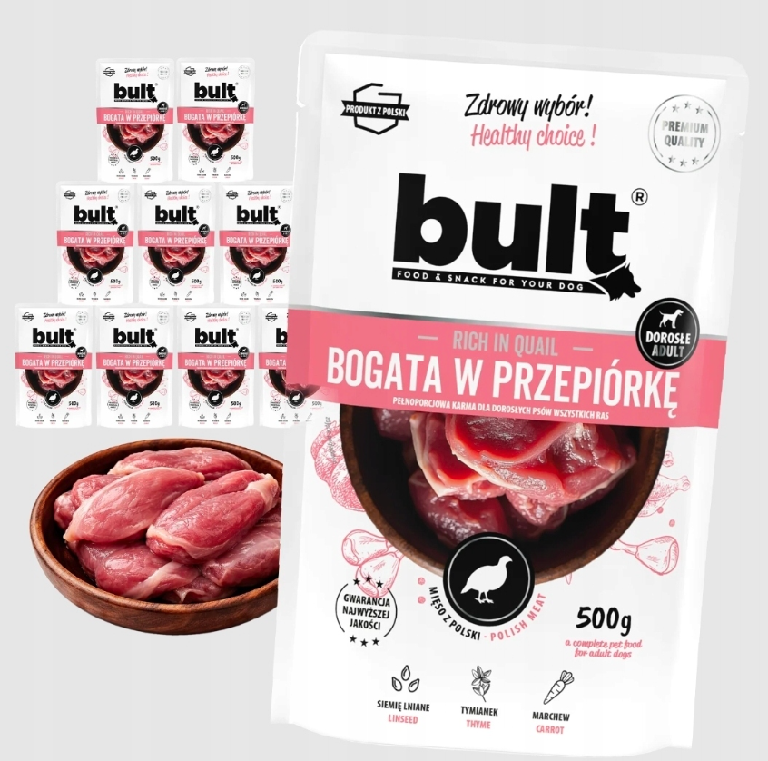 mokra karma dla psa bult saszetka bogata w przepiórkę 10x 500g mokra karma dla psa bult saszetka bogata w przepiórkę 10x 500g