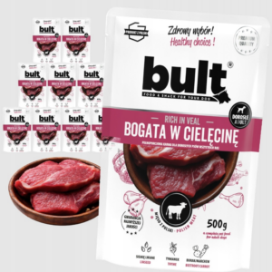 Główna bult saszetka mielonka z cielęciną karma mokra dla psa 10x 500g