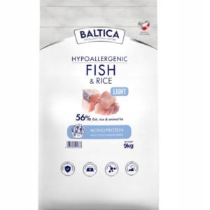 baltica adult light ryba z ryżem m 9kg hipoalergiczna sucha karma dla psów