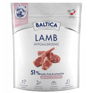 sucha karma dla psa baltica hypoallerge jagnięcina małe rasy 1kg adult xs/s